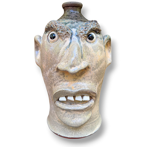 Billy Joe Craven 10" Can I Help You Face Jug DP6472